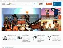 Tablet Screenshot of animeworldshop.com